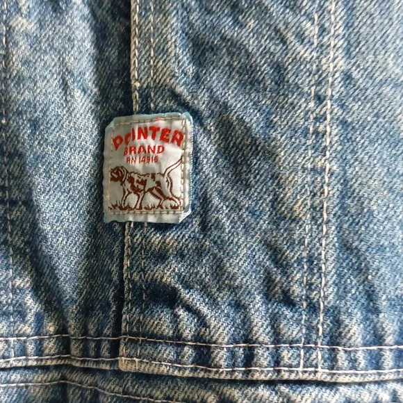 ##sold##Unisex vintage Pointer Brand overalls - Picture 3 of 8